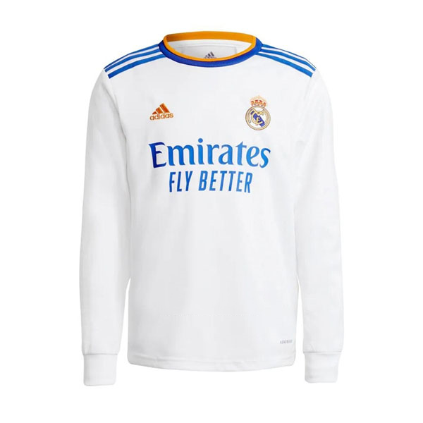 1ª Equipación Replica Camiseta Real Madrid ML 2021-2022